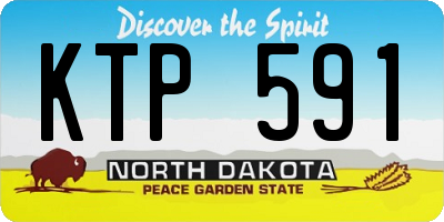 ND license plate KTP591