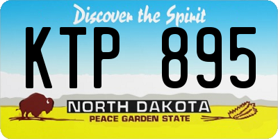 ND license plate KTP895