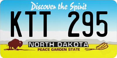 ND license plate KTT295