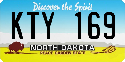 ND license plate KTY169