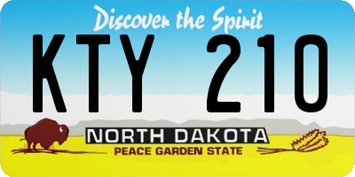 ND license plate KTY210