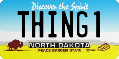 ND license plate THING1