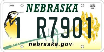 NE license plate 1R7901