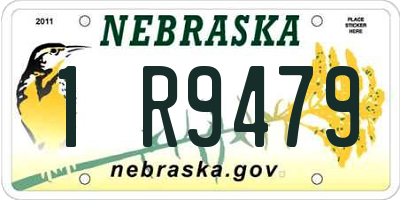 NE license plate 1R9479