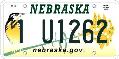 NE license plate 1U1262