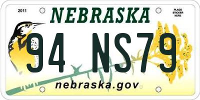 NE license plate 94NS79