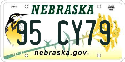 NE license plate 95CY79