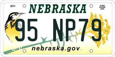 NE license plate 95NP79