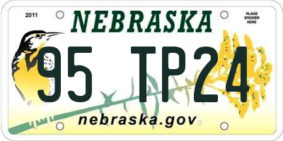 NE license plate 95TP24