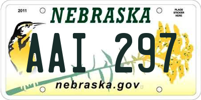 NE license plate AAI297