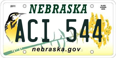 NE license plate ACI544