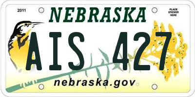 NE license plate AIS427