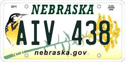 NE license plate AIV438