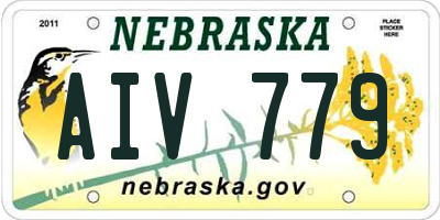 NE license plate AIV779
