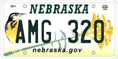 NE license plate AMG320