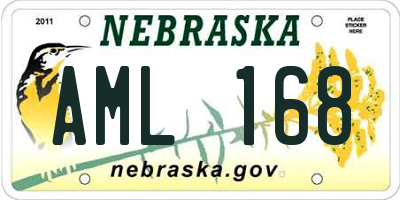 NE license plate AML168