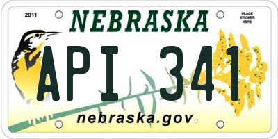 NE license plate API341