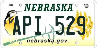 NE license plate API529