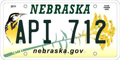 NE license plate API712