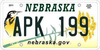 NE license plate APK199