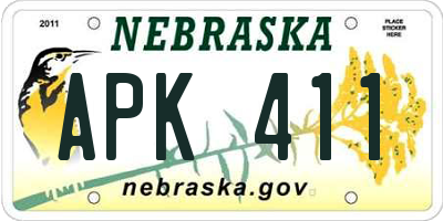 NE license plate APK411