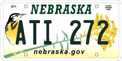 NE license plate ATI272