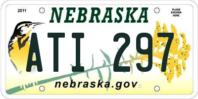 NE license plate ATI297