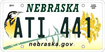 NE license plate ATI441