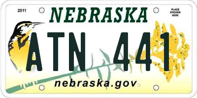 NE license plate ATN441