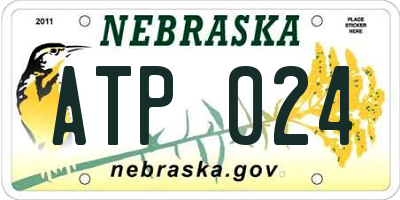 NE license plate ATP024