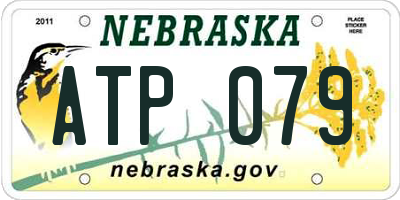 NE license plate ATP079