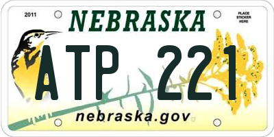 NE license plate ATP221