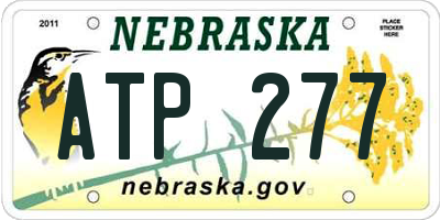 NE license plate ATP277