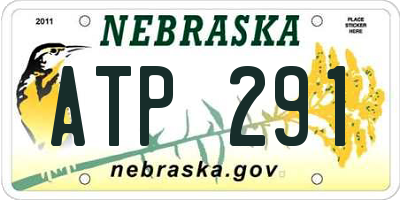 NE license plate ATP291