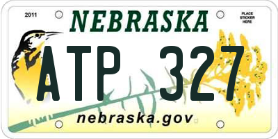 NE license plate ATP327
