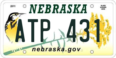 NE license plate ATP431