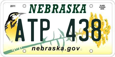 NE license plate ATP438