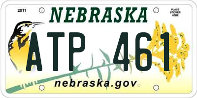 NE license plate ATP461
