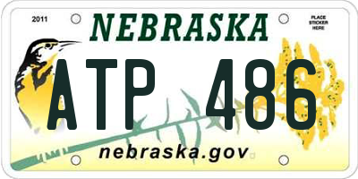 NE license plate ATP486