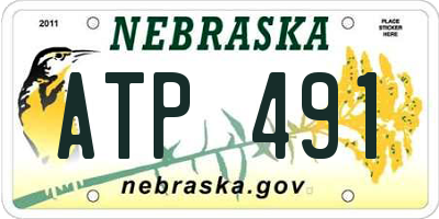 NE license plate ATP491