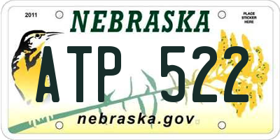 NE license plate ATP522