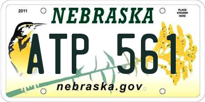 NE license plate ATP561