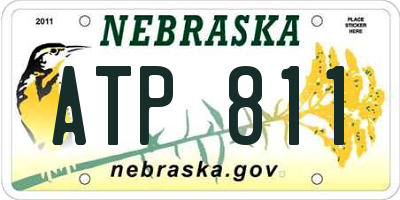 NE license plate ATP811