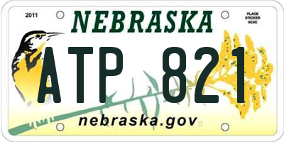 NE license plate ATP821