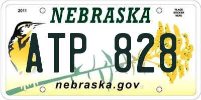 NE license plate ATP828