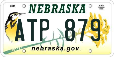 NE license plate ATP879
