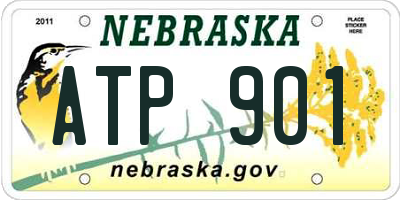 NE license plate ATP901