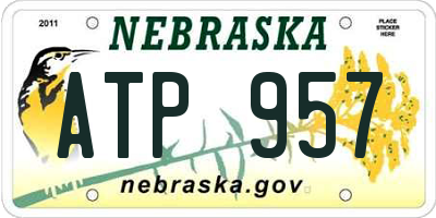 NE license plate ATP957