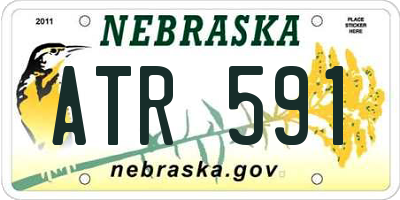 NE license plate ATR591