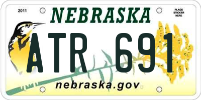 NE license plate ATR691